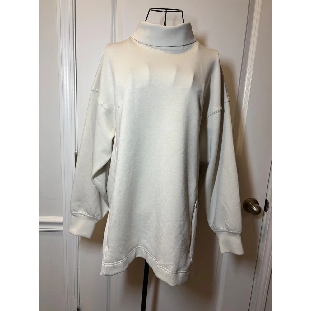Lululemon Modal-Blend‎ Turtleneck Tunic-Bone